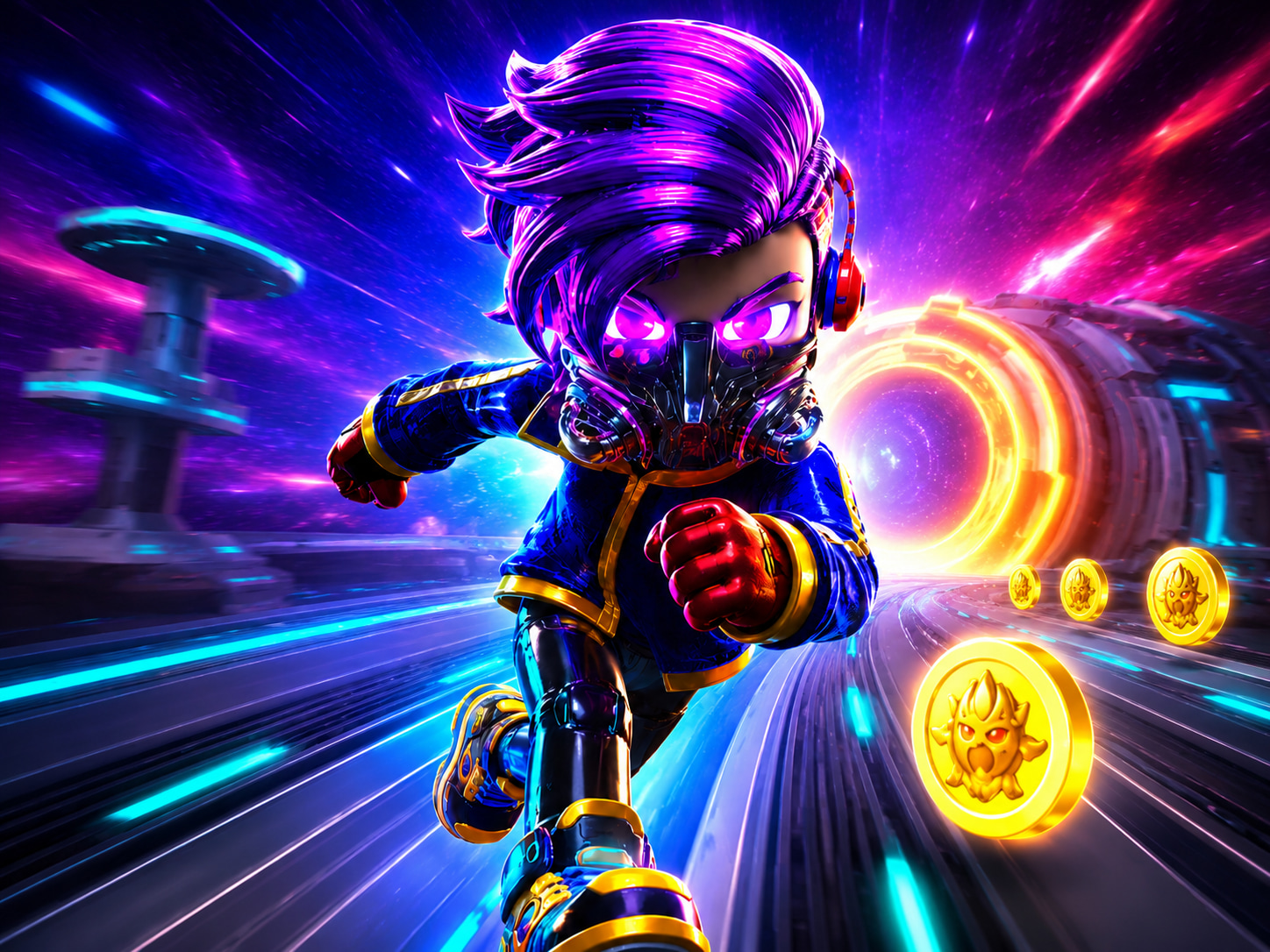 Gamers Runner project key art